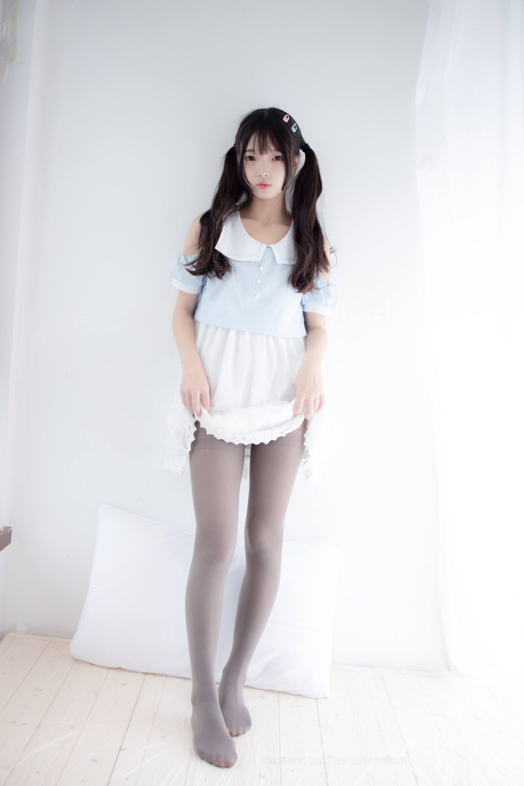 图片[4]-超级甜美的灰丝小姑娘【86P】20005-唯美街拍