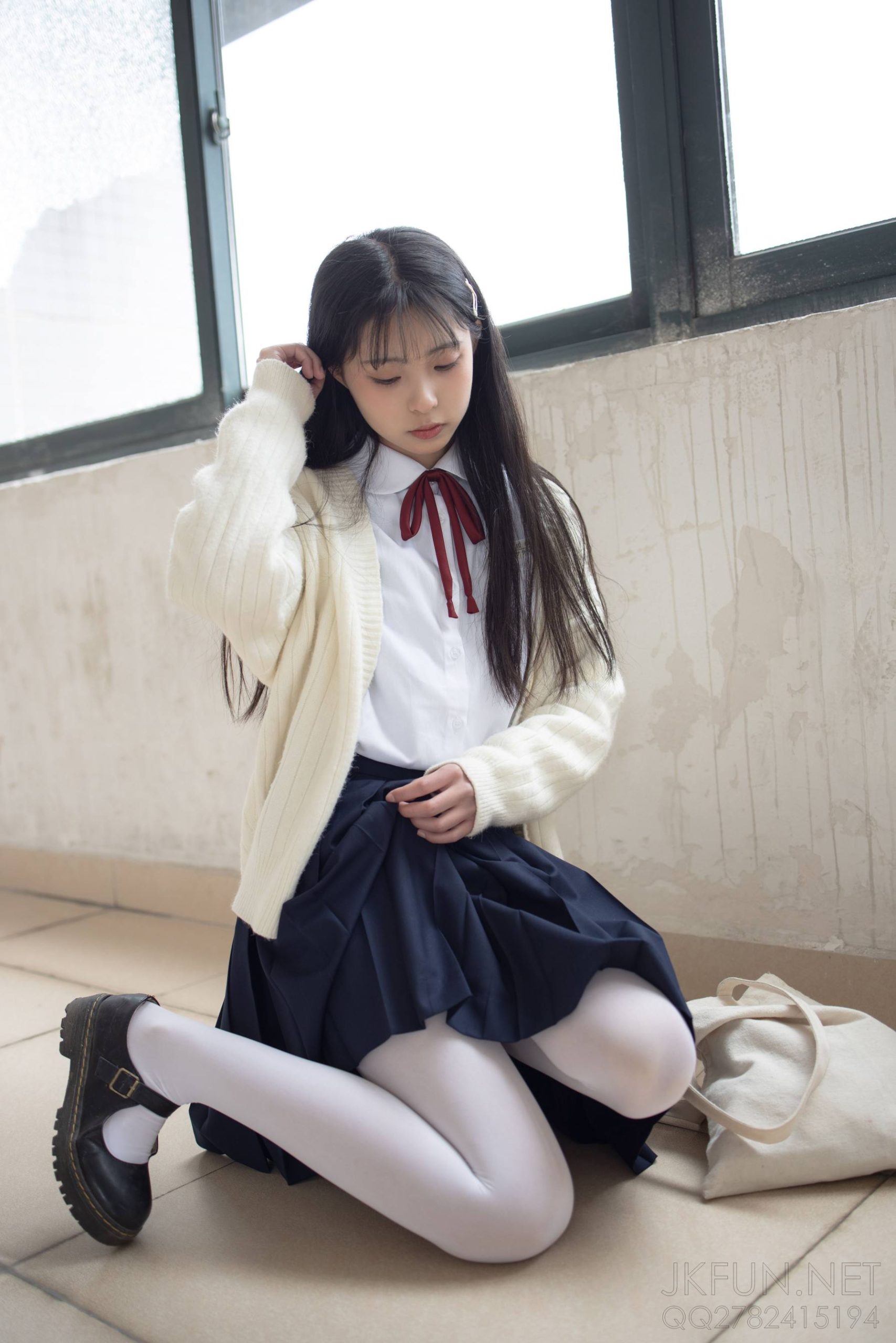 图片[3]-甜美可人的白丝姑娘【127P】20011-唯美街拍