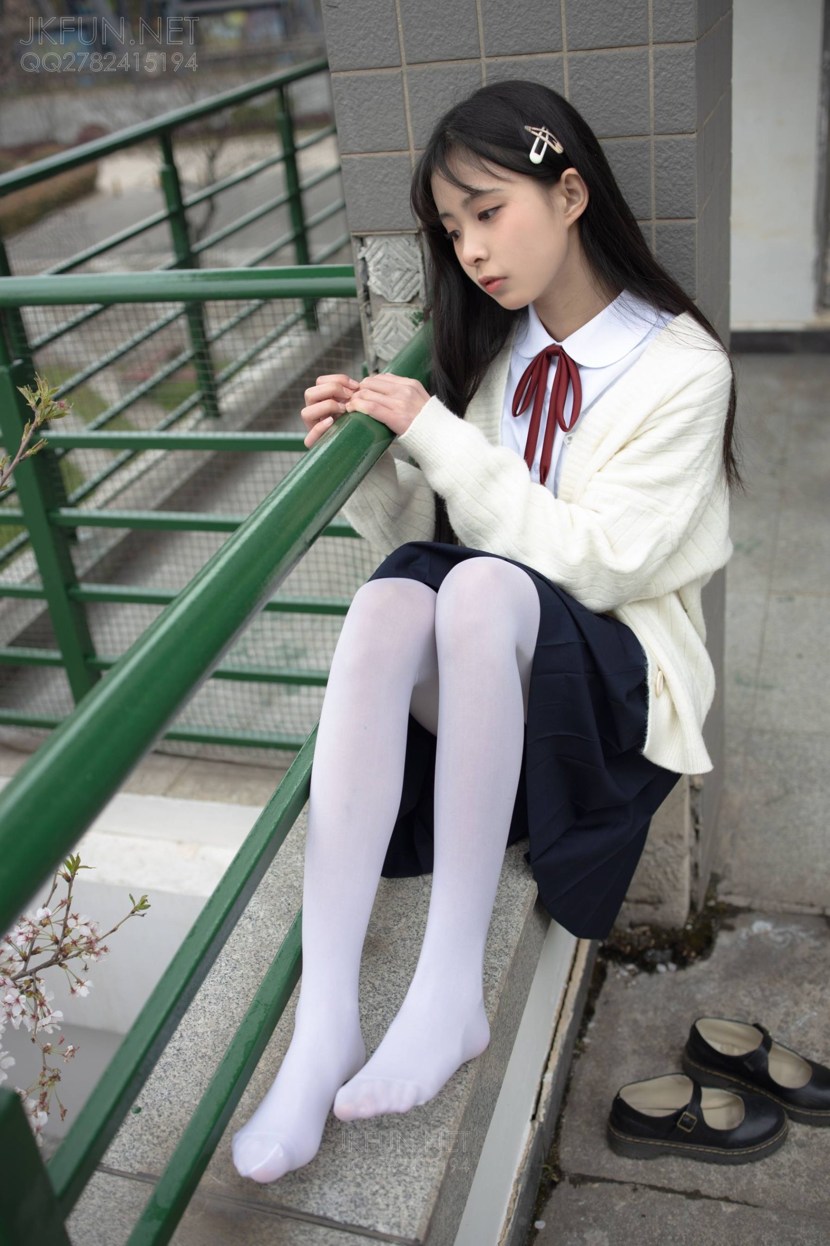 图片[5]-甜美可人的白丝姑娘【127P】20011-唯美街拍