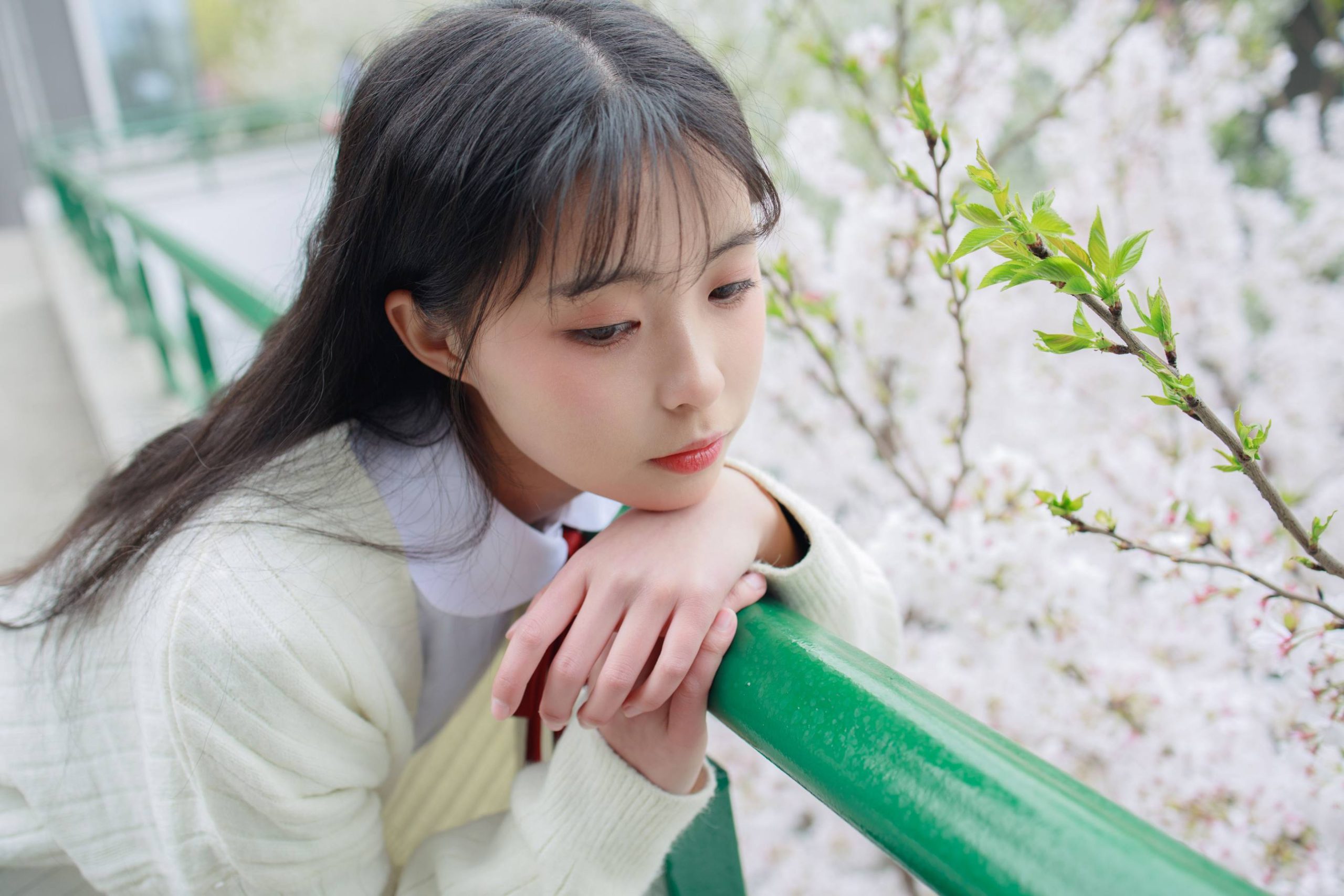 图片[6]-甜美可人的白丝姑娘【127P】20011-唯美街拍