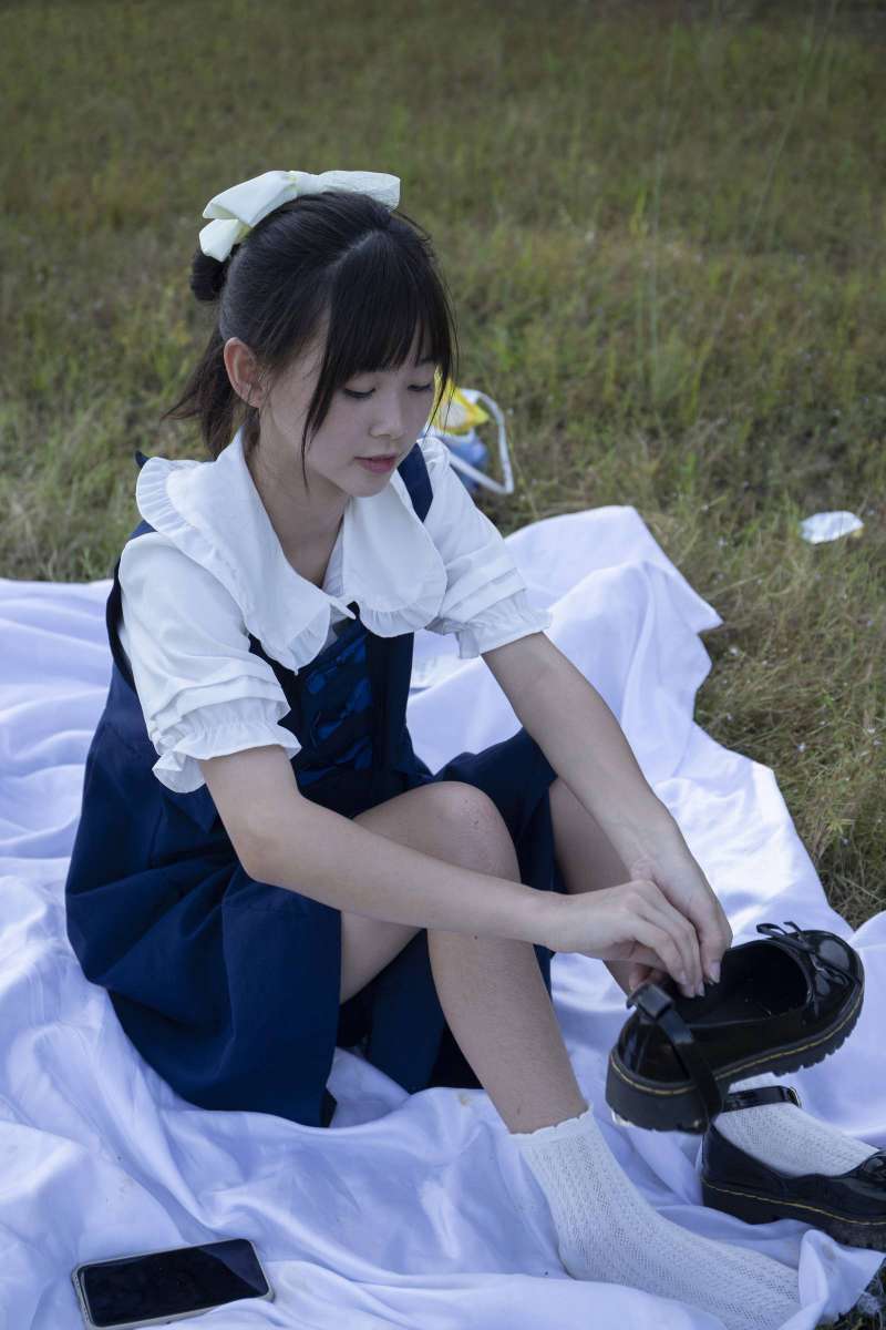 图片[4]-非常甜美的牛仔裙女孩【226P】20021-唯美街拍