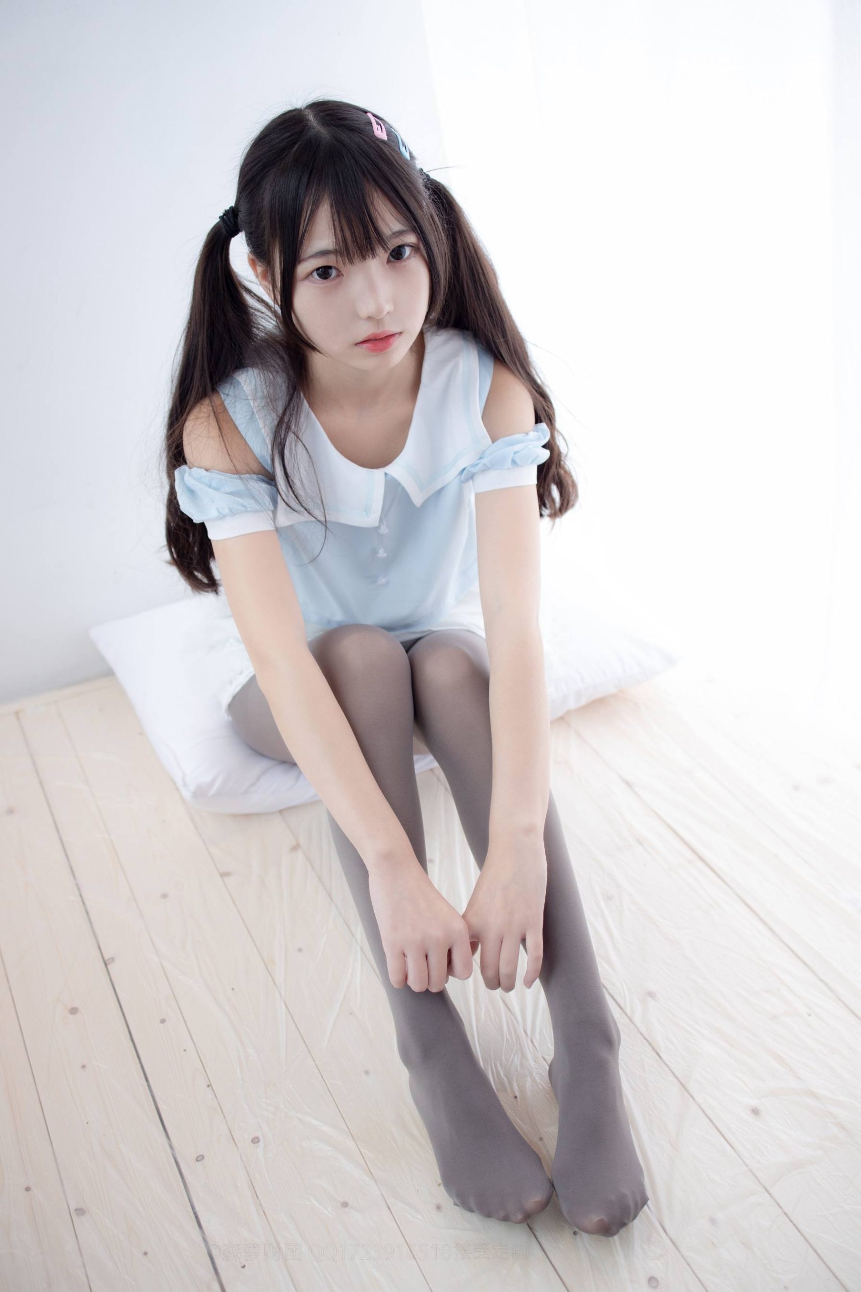 图片[3]-超级甜美的灰丝小姑娘【86P】20005-唯美街拍