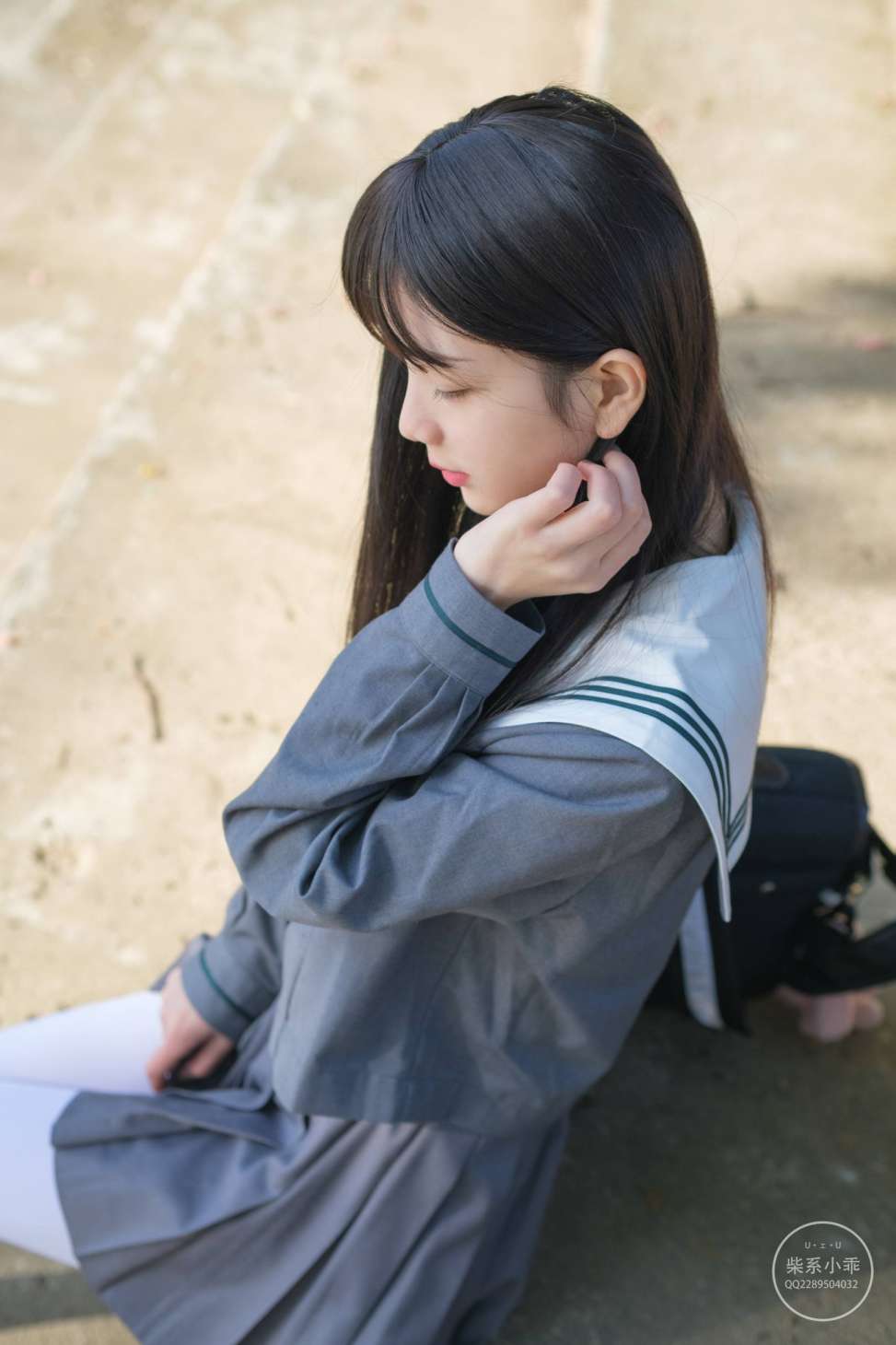 图片[3]-白丝清纯少女真的太可爱了【60P】20001-唯美街拍