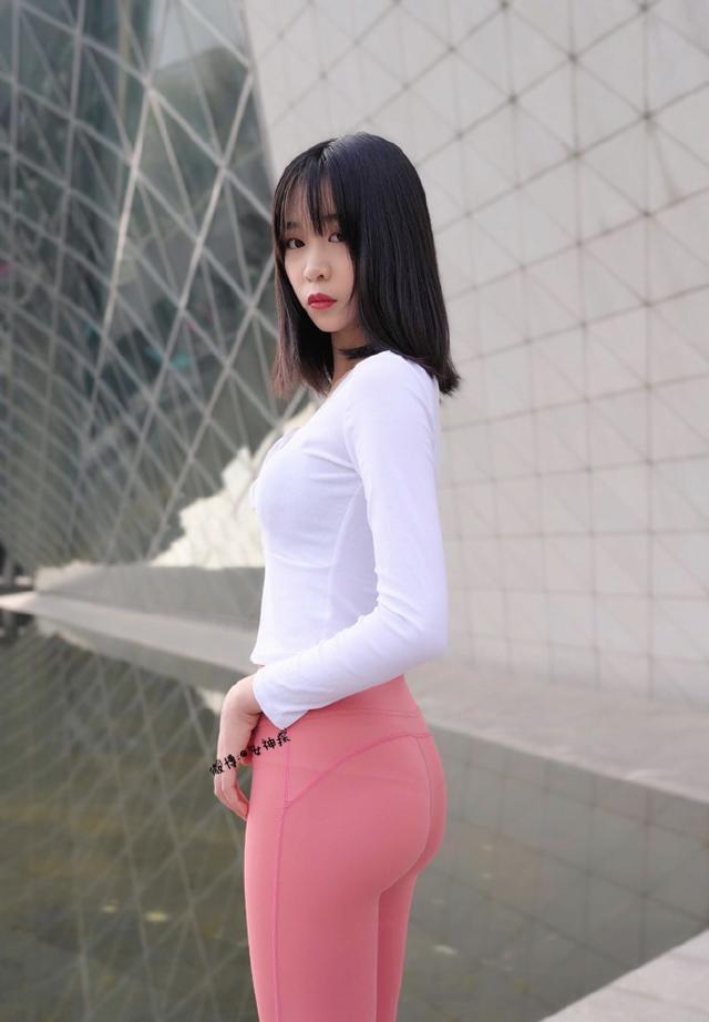 图片[4]-粉色瑜伽裤年轻女孩 J1311 417P17V-14.9GB-唯美街拍