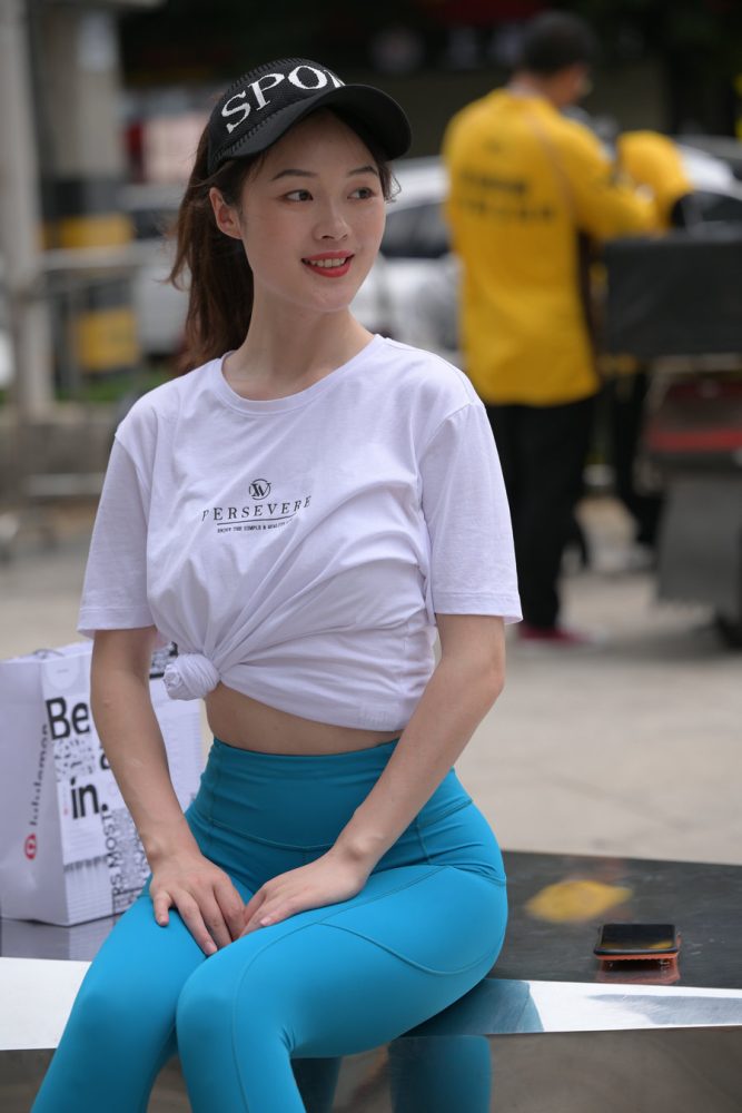 图片[2]-蓝色瑜伽裤阳光女孩J2095 611P1V-21.8GB-唯美街拍