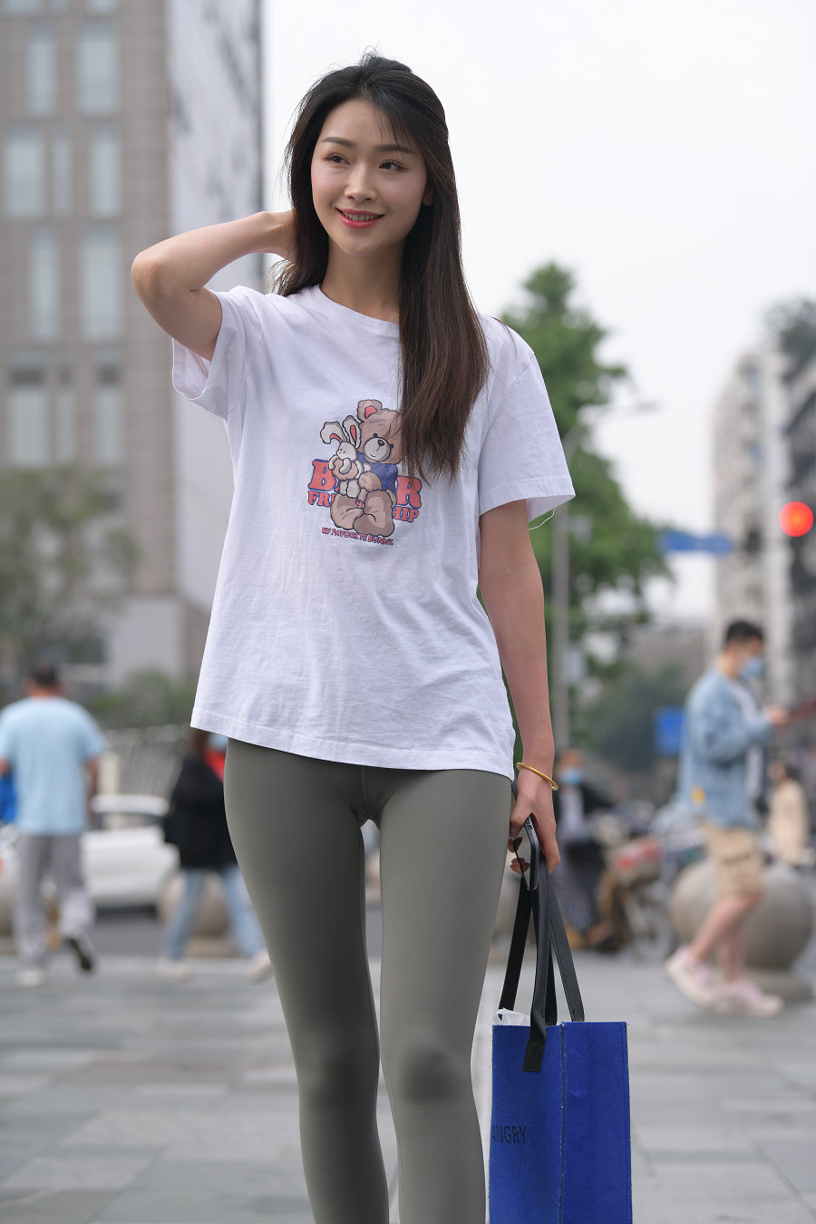 图片[1]-一身休闲装的瑜伽裤女孩J2961 709P1V-24.1GB-唯美街拍