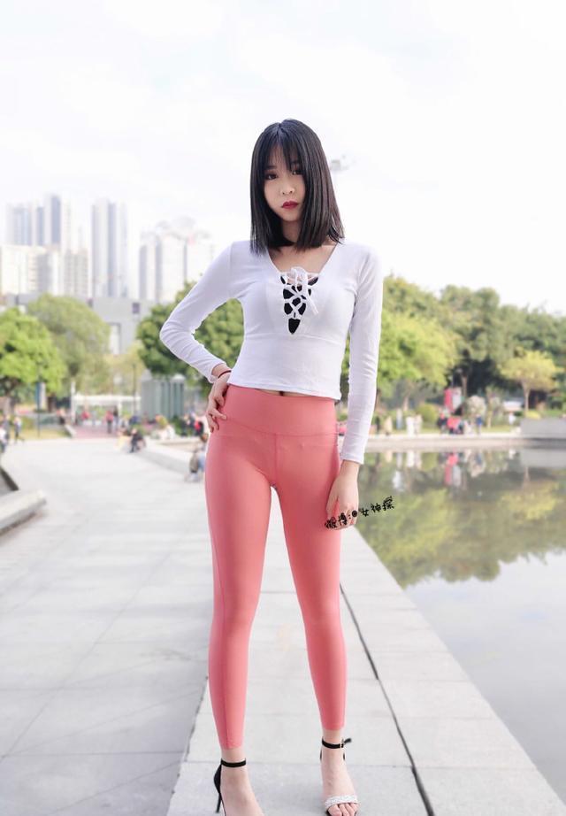 图片[2]-粉色瑜伽裤年轻女孩 J1311 417P17V-14.9GB-唯美街拍