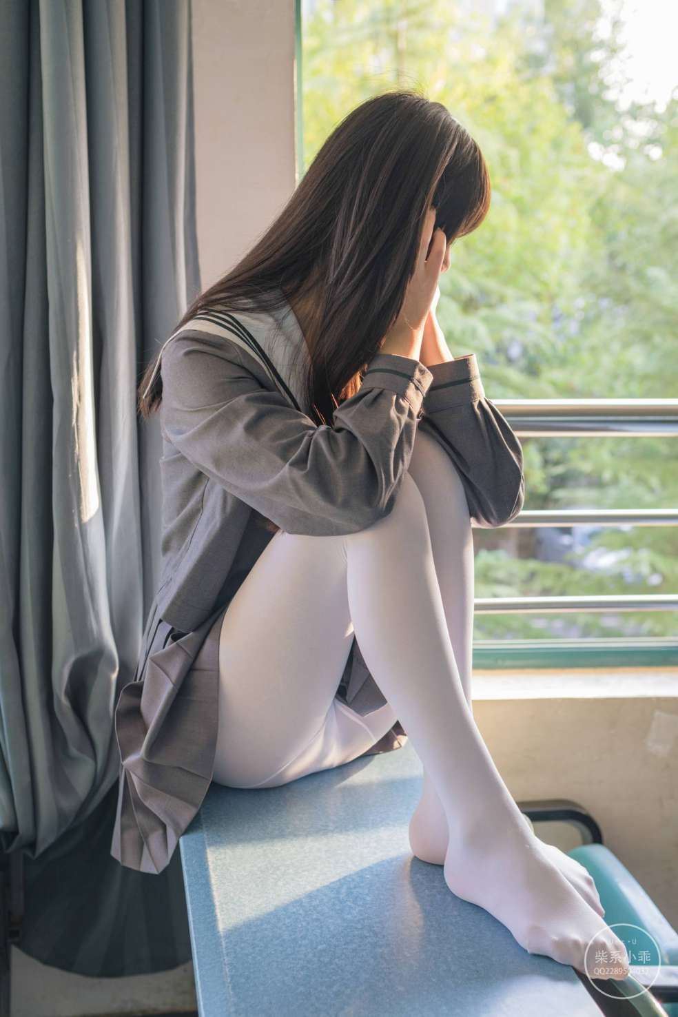 图片[4]-白丝清纯少女真的太可爱了【60P】20001-唯美街拍