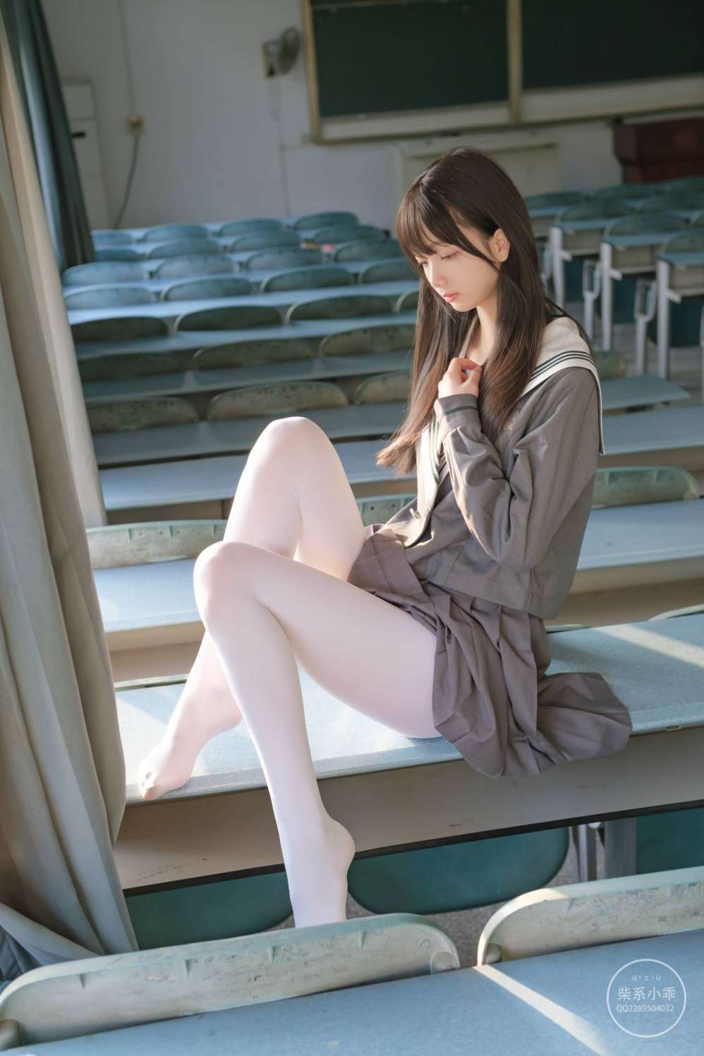 图片[5]-白丝清纯少女真的太可爱了【60P】20001-唯美街拍