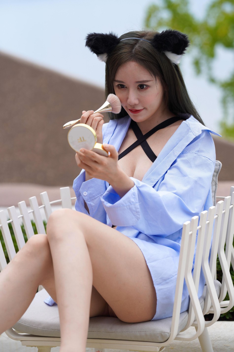 图片[5]-可爱的猫耳朵比基尼美少女【394P】00043-唯美街拍