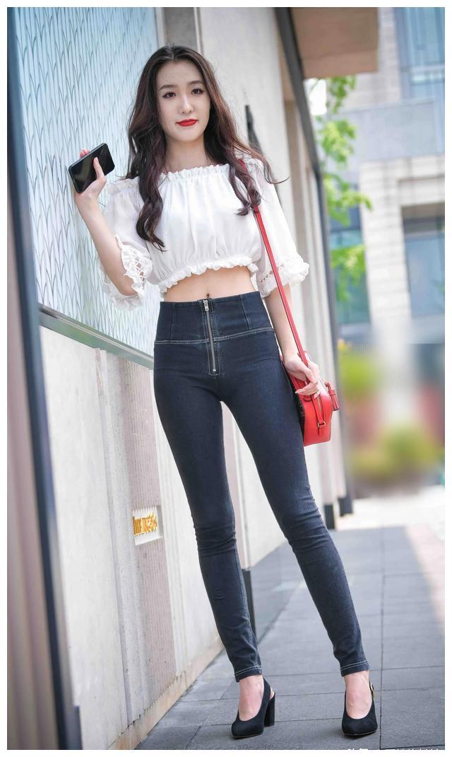 图片[4]-紧身牛仔裤卷发姑娘 J1726 103P-2.28GB-唯美街拍