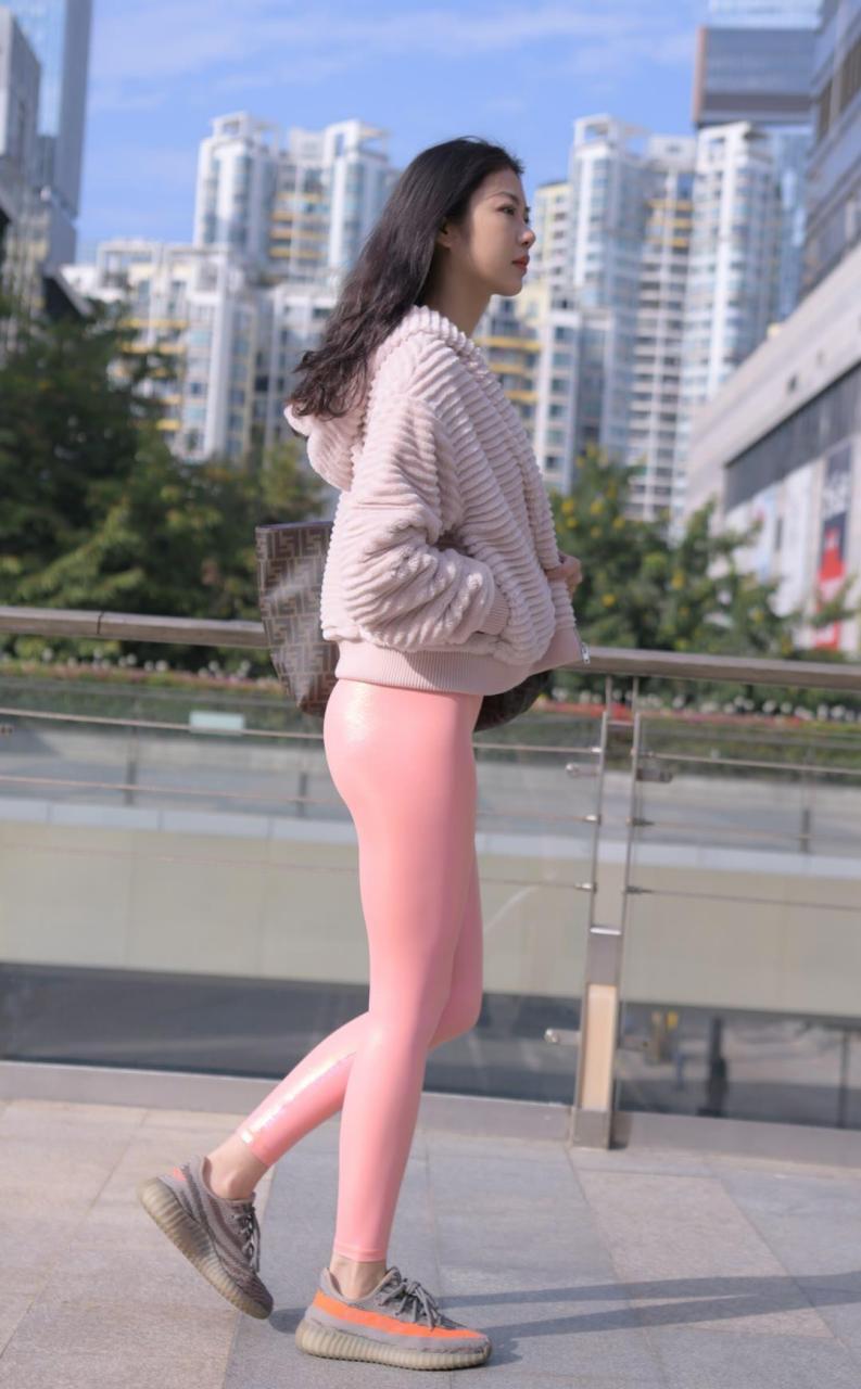 图片[3]-粉红色紧身裤的女孩 J1482 365P2V-18.1GB-唯美街拍