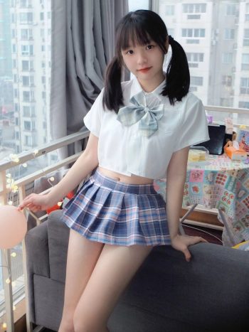图片[7]-网格丝袜的清纯双马尾小姑娘-唯美街拍