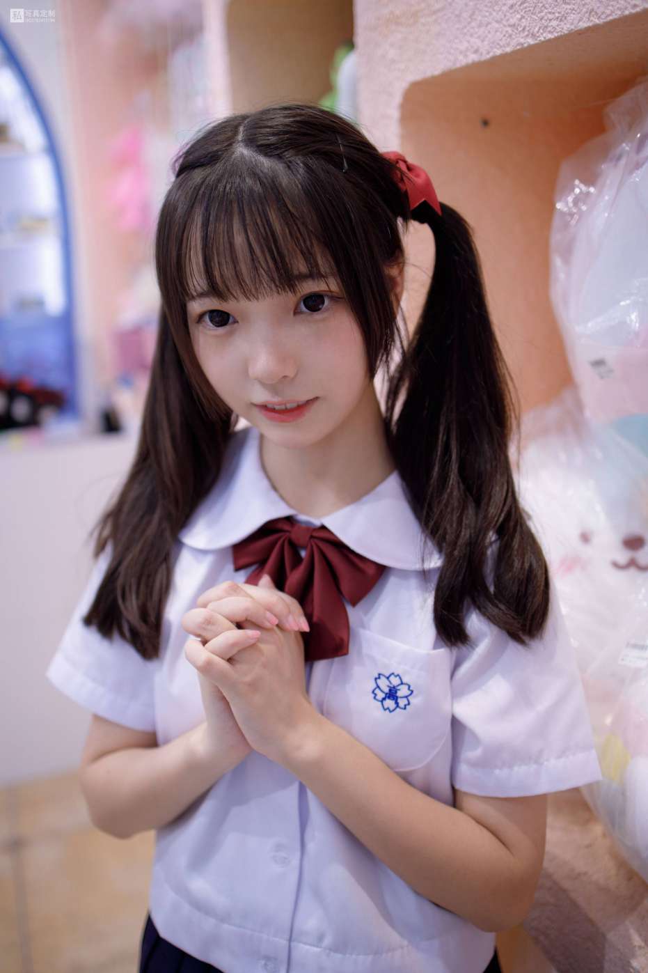 图片[4]-眼神好清澈的双马尾白丝女孩【75P】20019-唯美街拍