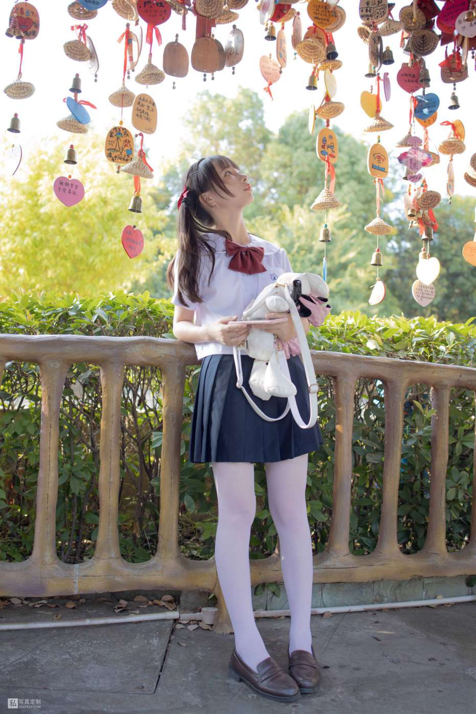 图片[5]-眼神好清澈的双马尾白丝女孩【75P】20019-唯美街拍